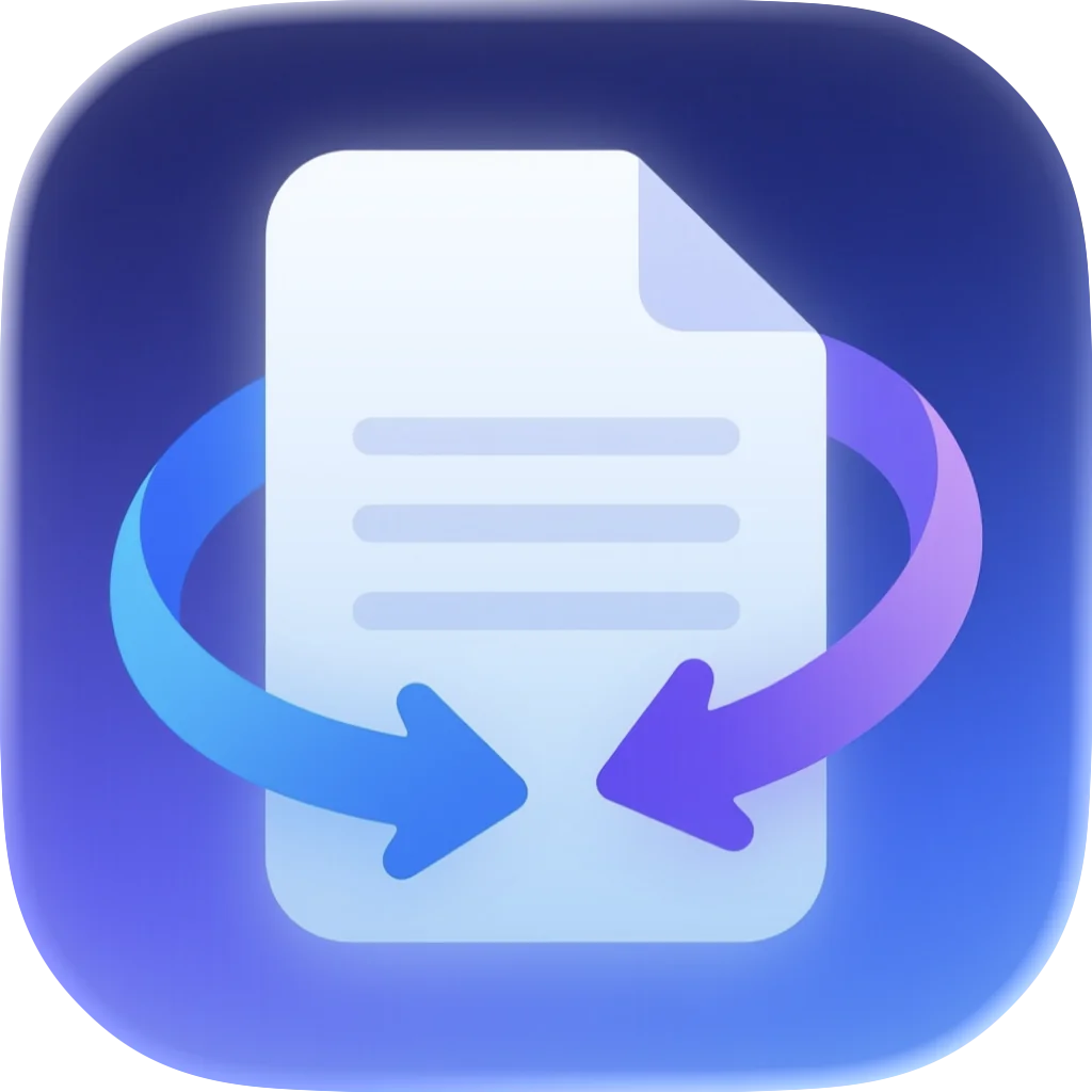 FormatShift app icon - Privacy-first document converter for macOS and iOS