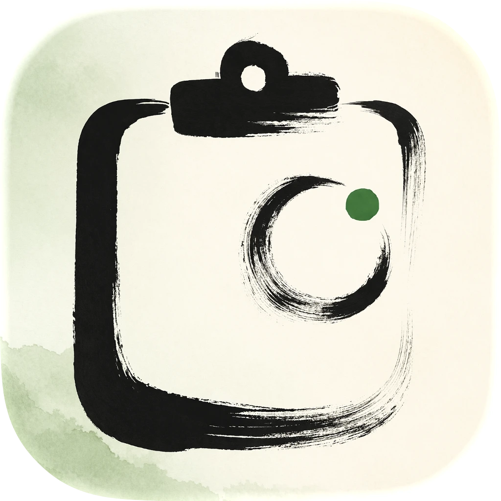 Kiyoshii app icon - clipboard companion for macOS