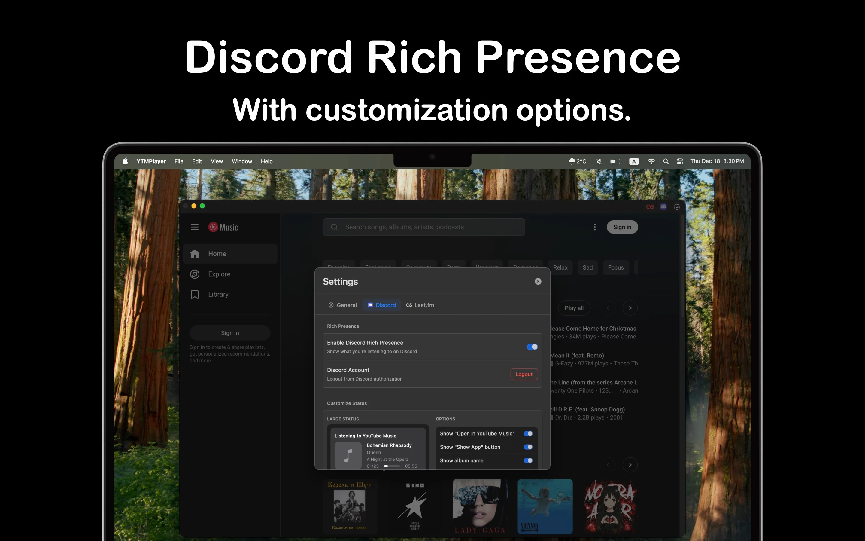 Apollo Stream Now Playing integration and media controls